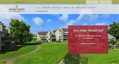 Desktop Screenshot of pecangrove-apts.com